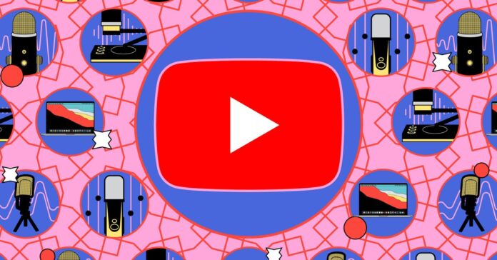 An illustration of the YouTube logo