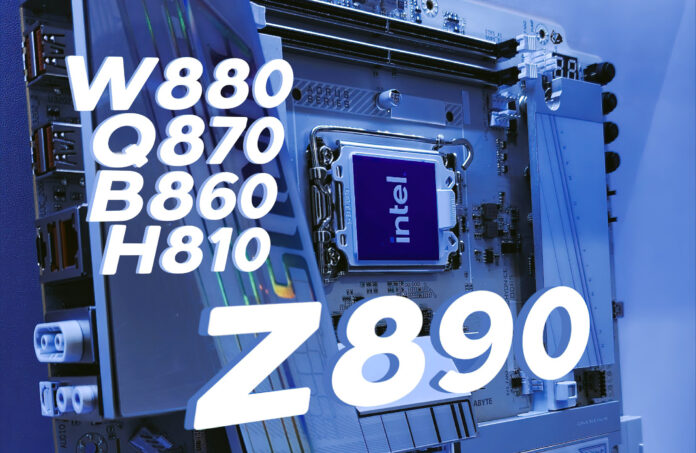 Z890 Με IA, BCLK & μνήμη OC, W880, Q870, B860 & H810 Χωρίς Overclocking CPU
